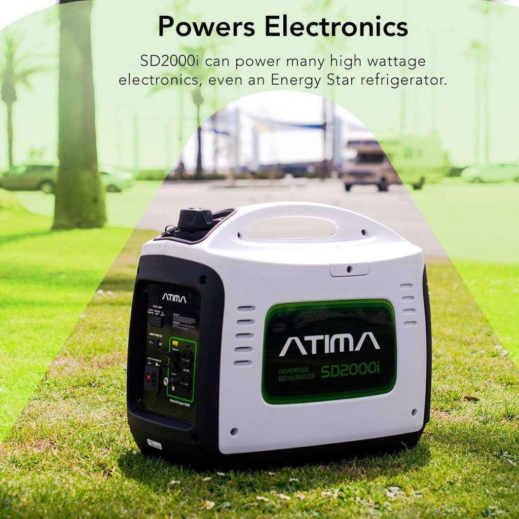 Atima SD2000i 1600W/2000W Engine Portable Gas Inverter Generator New - Image 2