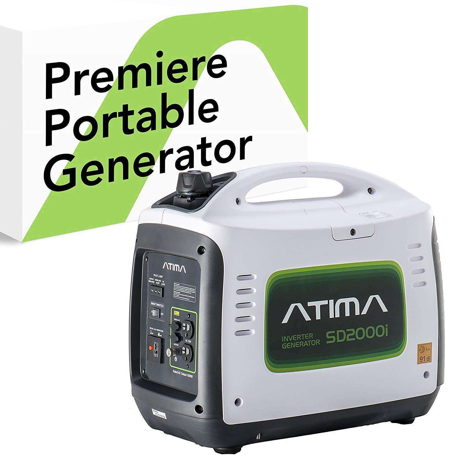 Atima SD2000i 1600W/2000W Engine Portable Gas Inverter Generator New - Image 8