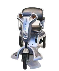 Tzora Titan 3 Wheel Heavy Duty Folding Mobility Scooter Gray New