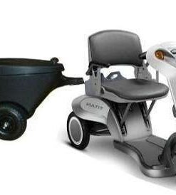 Alternative view of Tzora Titan 3 Wheel Heavy Duty Folding Mobility Scooter Gray New