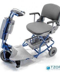 Alternative view of Tzora TZELITE  Elite Portable Compact Lightweight Folding Mobility Scooter Blue New