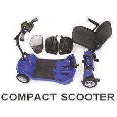 Alternative view of Shoprider 7A Escape 4-Wheel Portable Mobility Scooter New Blue