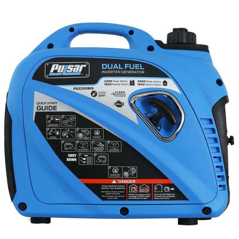 Pulsar PG2200BiS 2200W/1600W Portable Parallel Ready Dual Fuel Inverter Generator New - Image 3