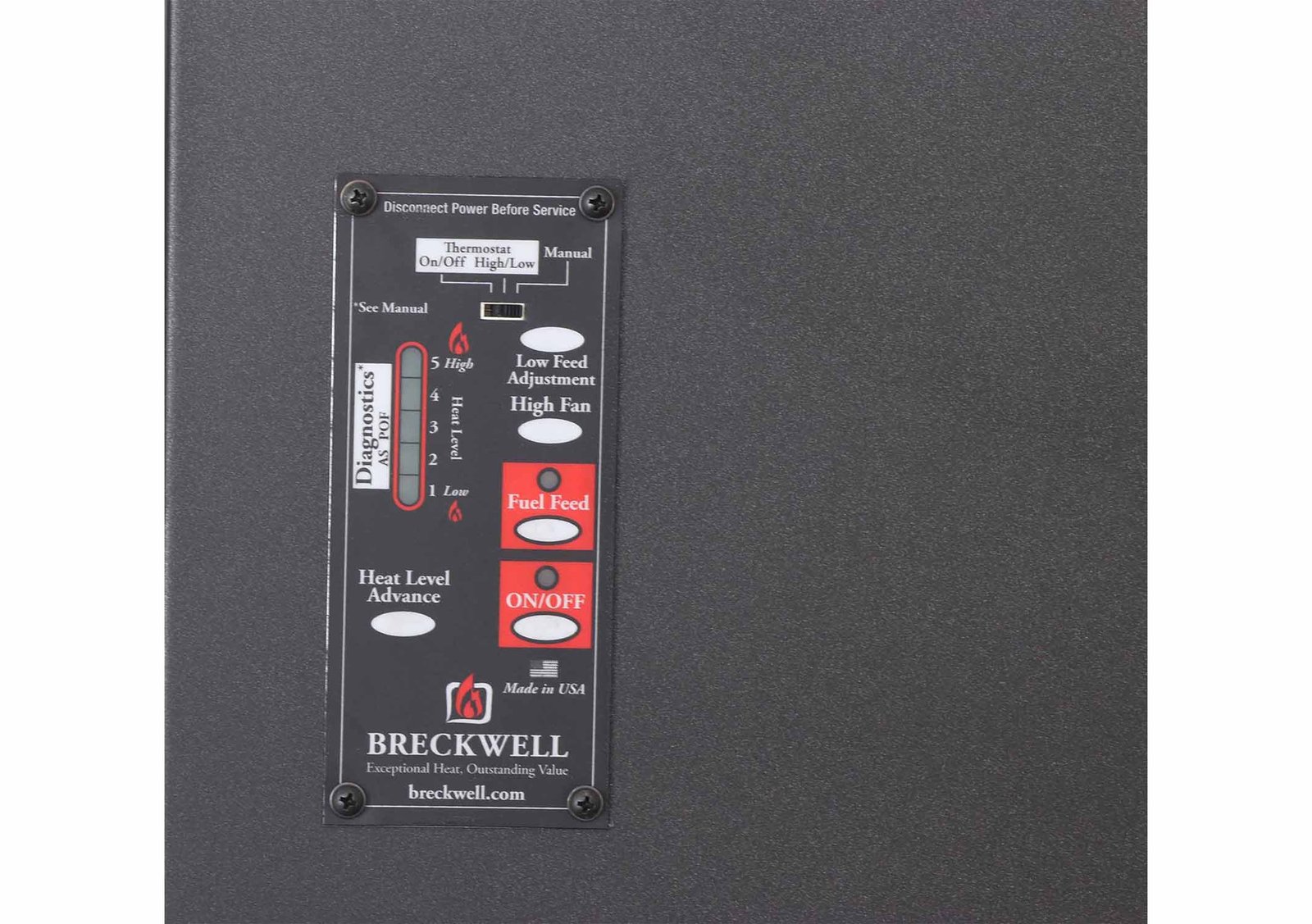 Breckwell SP1000 Big E Pellet Stove with 120CFM Blower 400-2,200 Sq. Ft 47,000 BTUs New - Image 5