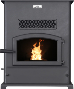 Breckwell SP1000 Big E Pellet Stove with 120CFM Blower 400-2,200 Sq. Ft 47,000 BTUs New