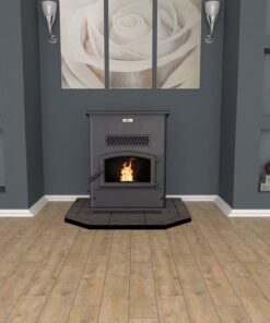 Alternative view of Breckwell SP1000 Big E Pellet Stove with 120CFM Blower 400-2,200 Sq. Ft 47,000 BTUs New