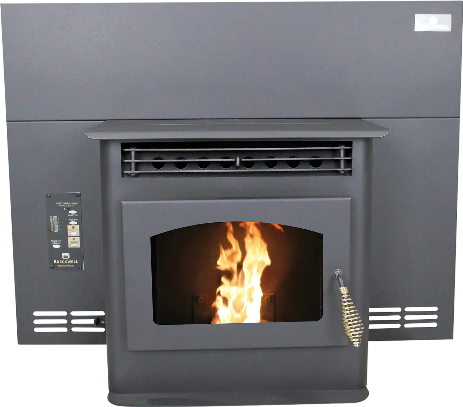 Breckwell SP22i Maverick Pellet Fireplace Insert w/ Large Surround 1500 Sq. Ft 40,000 BTUs New