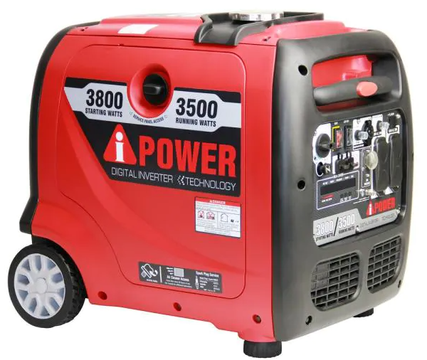 A-iPower SUA3800I 3500W/3800W Recoil Gas Inverter Generator New - Image 4
