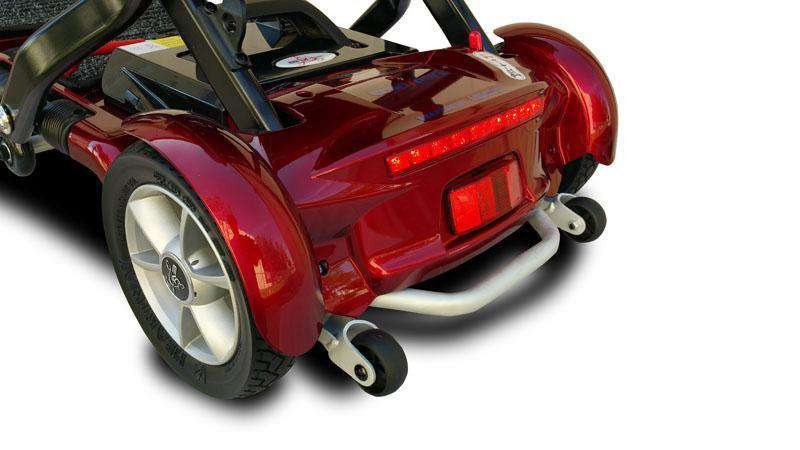 EV Rider Transport Plus Folding Scooter Burgundy Open Box - Image 2