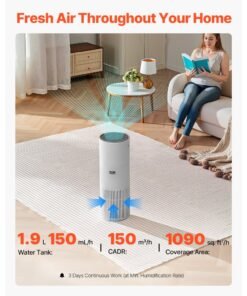 Alternative view of Vevor Air Purifier HEPA 11 Filter 1090 ft² Large Room Air Cleaner New