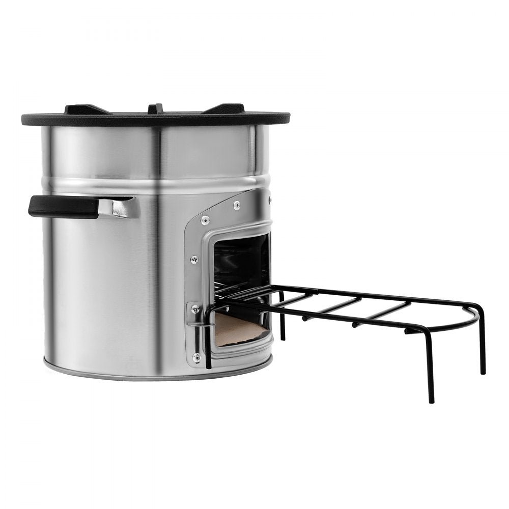 Vevor Rocket Stove Portable Wood Burning Camping Stove with Carrying Bag New - Image 12