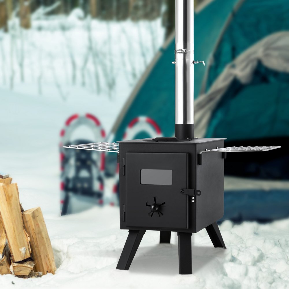 Vevor Wood Stove Portable Camping Tent Stove with 86" Chimney New - Image 8