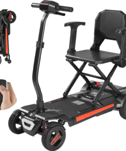 Vevor Mobility Scooter 4 Wheel Automatic Folding Remote Control 24V 4 MPH 9.3 Mile Range New