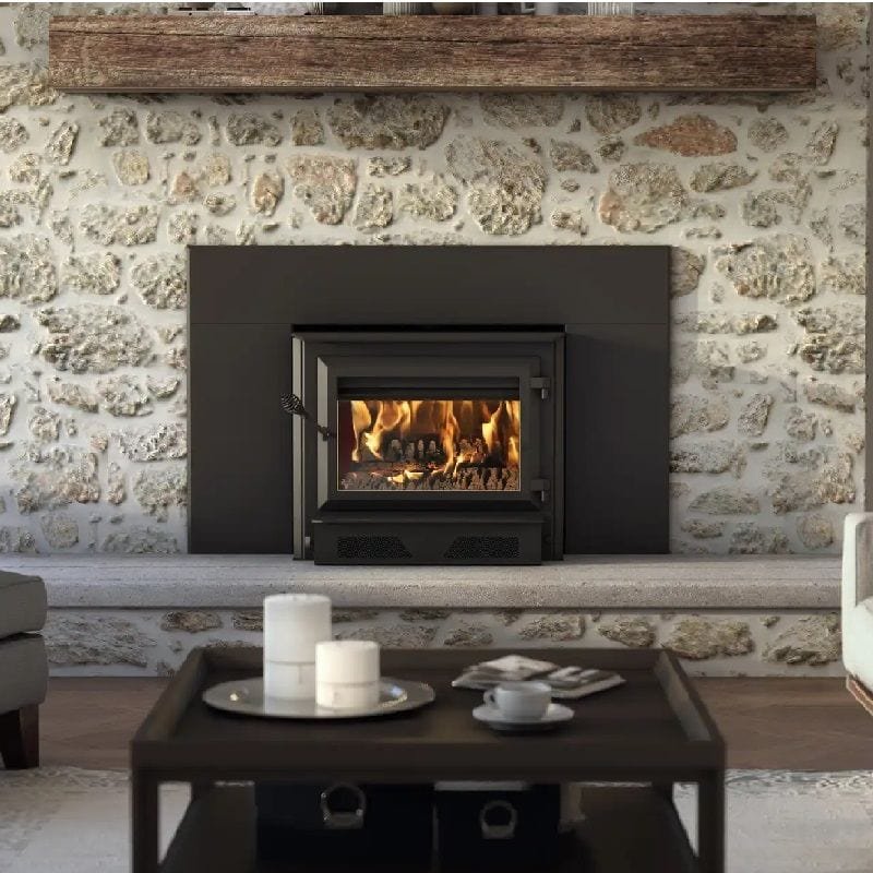 Ventis HEI350 Fireplace Insert Wood Burning with Blower 144 CFM 110,000 BTU 2,700 Sq. Ft New - Image 2
