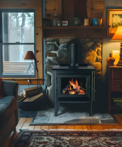 Alternative view of WoodPro WP-300 Wood Stove 2.26 Cu.Ft Firebox 61,700 BTU 3,000 Sq. Ft. New