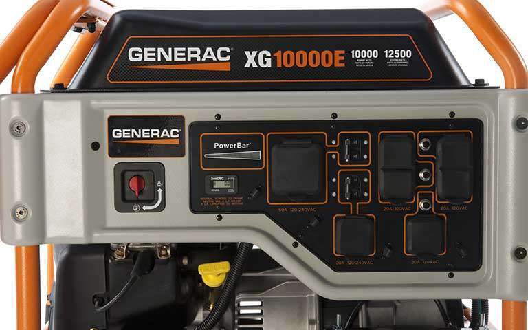 Generac XG10000E 10000W/12500W Generator Electric Start Manufacturer RFB - Image 3
